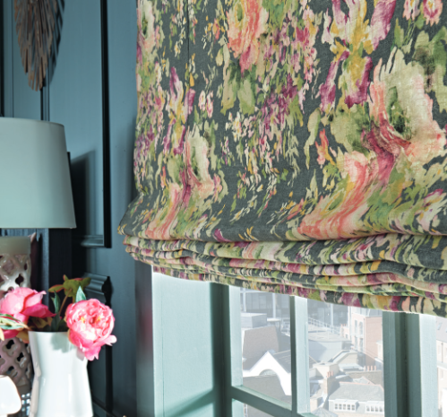 Roman Shade Close Up